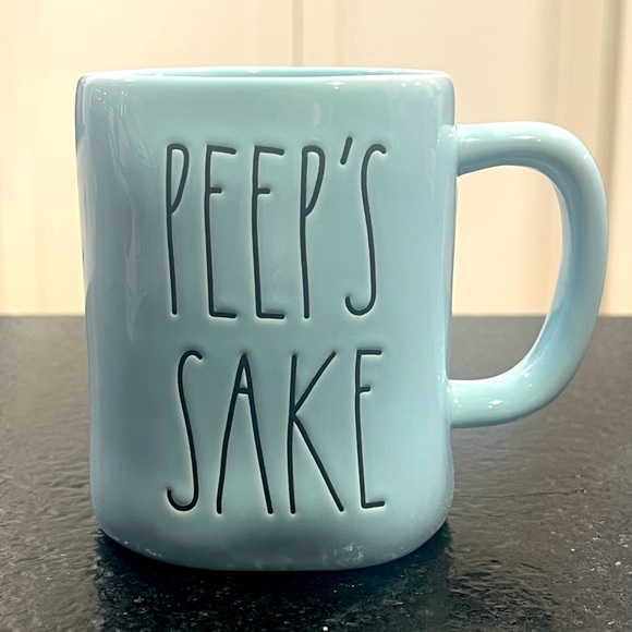 Rae Dunn Other - Rae Dunn Baby Blue “PEEPS SAKE”  Coffee Cup Mug Easter